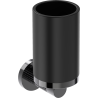 Mexen Triv toothbrush holder, black/black chrome - 70A33051-73B