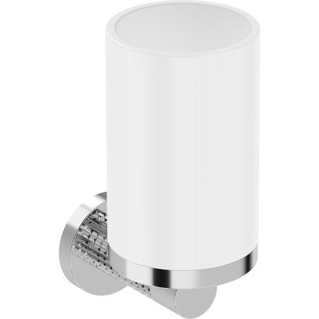 Mexen Triv toothbrush holder, white/chrome - 70A33051-00W