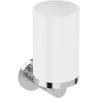 Mexen Triv toothbrush holder, white/chrome - 70A33051-00W