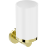 Mexen Triv toothbrush holder, white/gold - 70A33051-50W