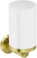 Mexen Triv toothbrush holder, white/brushed gold - 70A33051-55W