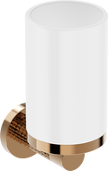 Mexen Triv toothbrush cup, white/pink gold - 70A33051-60W