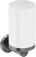 Mexen Triv toothbrush holder, white/brushed gun gray - 70A33051-66W