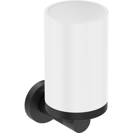 Mexen Triv toothbrush holder, white/black - 70A33051-70W