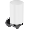 Mexen Triv toothbrush holder, white/black chrome - 70A33051-73W