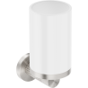 Mexen Triv toothbrush holder, white/brushed nickel - 70A33051-97W