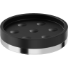 Mexen Triv standing soap dish, black/chrome - 70A33057-00B