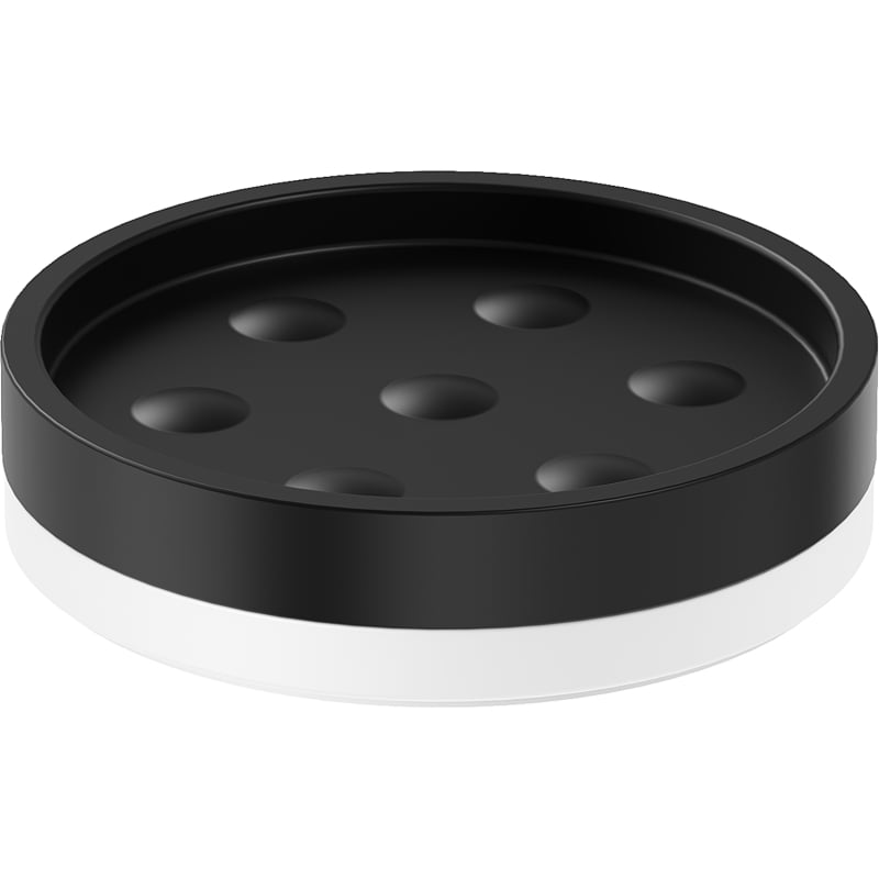 Mexen Triv standing soap dish, black/white - 70A33057-20B