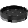 Mexen Triv standing soap dish, black/black chrome - 70A33057-73B