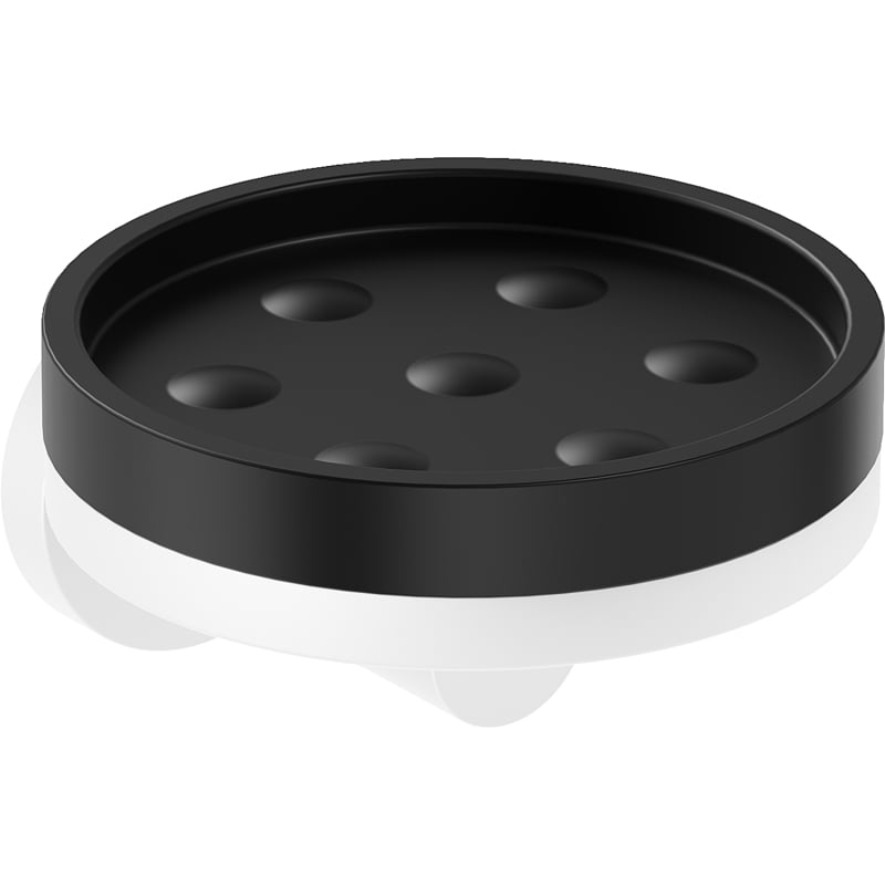 Mexen Triv soap dish, black/white - 70A33055-20B