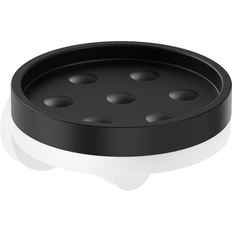Mexen Triv soap dish, black/white - 70A33055-20B