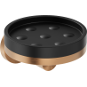 Mexen Triv soap dish, black/brushed copper - 70A33055-65B