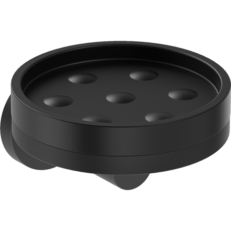 Mexen Triv soap dish, black - 70A33055-70B