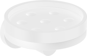 Mexen Triv soap dish, white - 70A33055-20W