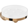 Mexen Triv soap dish, white/pink gold - 70A33055-60W