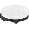 Mexen Triv soap dish, white/black - 70A33055-70W