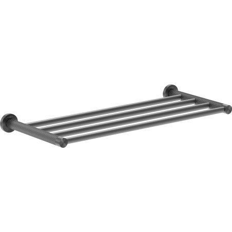 Mexen Triv towel rack, brushed gun gray - 70A33082-66