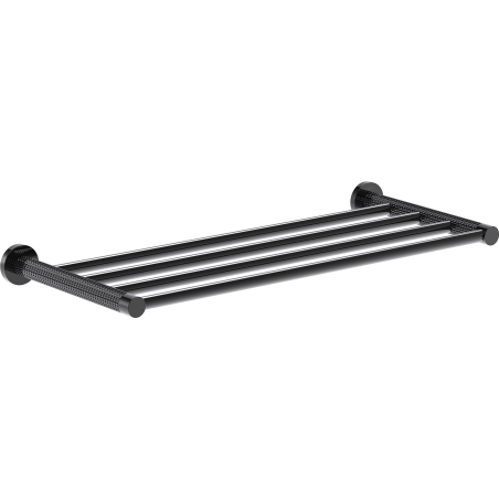 Mexen Triv towel rack, black chrome - 70A33082-73