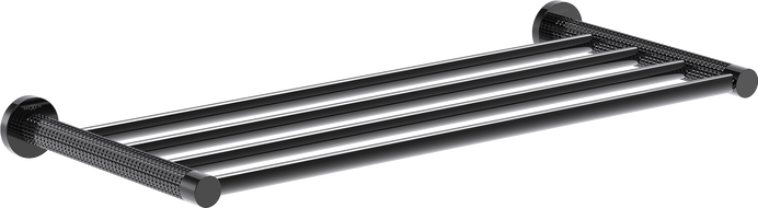 Mexen Triv towel rack, black chrome - 70A33082-73