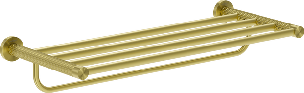Mexen Triv towel shelf, brushed gold - 70A33081-55