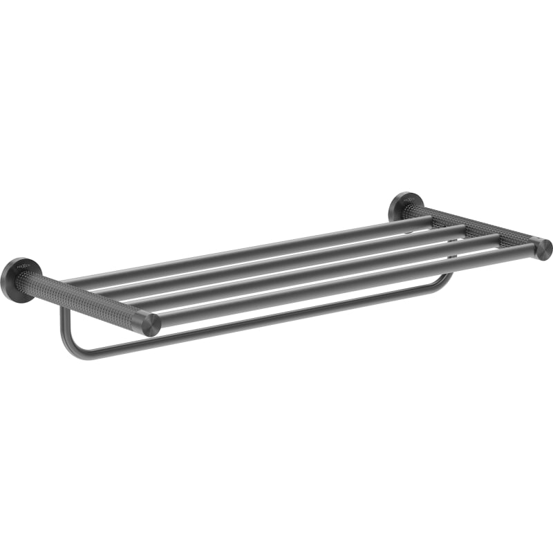 Mexen Triv towel shelf, brushed gun gray - 70A33081-66