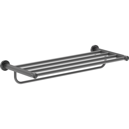 Mexen Triv towel shelf, brushed gun gray - 70A33081-66