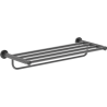 Mexen Triv towel shelf, brushed gun gray - 70A33081-66