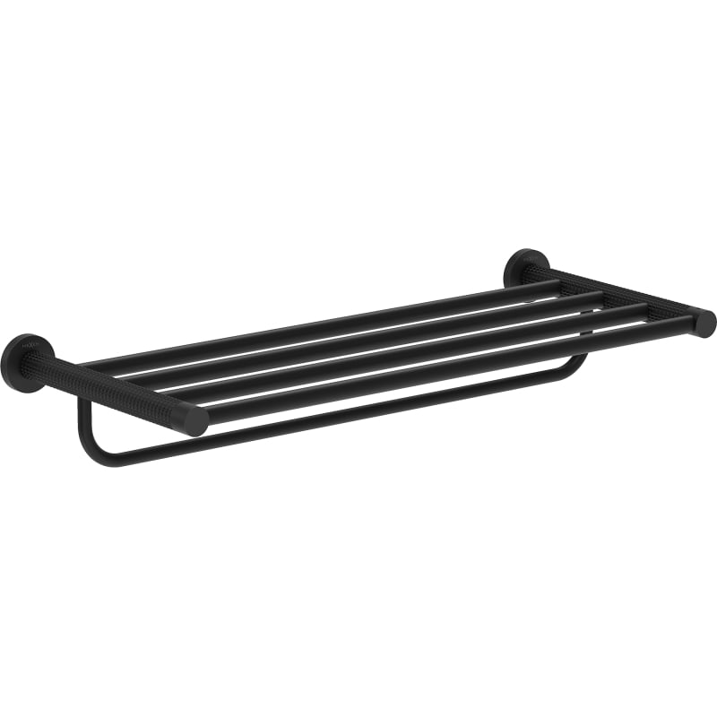 Mexen Triv towel rack, black - 70A33081-70