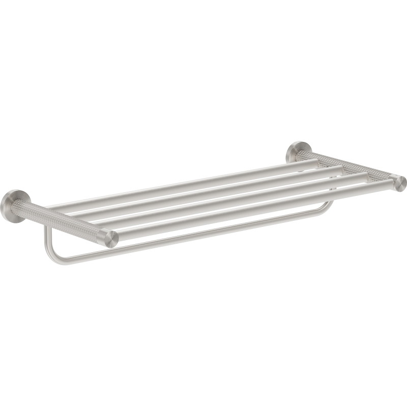 Mexen Triv towel rack, brushed nickel - 70A33081-97