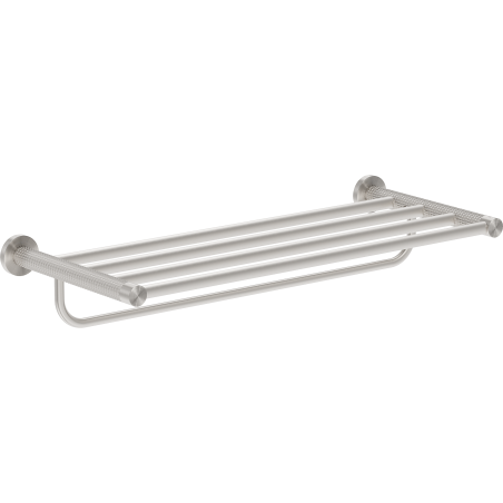 Mexen Triv towel rack, brushed nickel - 70A33081-97