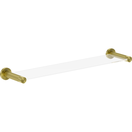 Mexen Triv hanging glass shelf, brushed gold - 70A33061-55