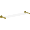 Mexen Triv hanging glass shelf, brushed gold - 70A33061-55
