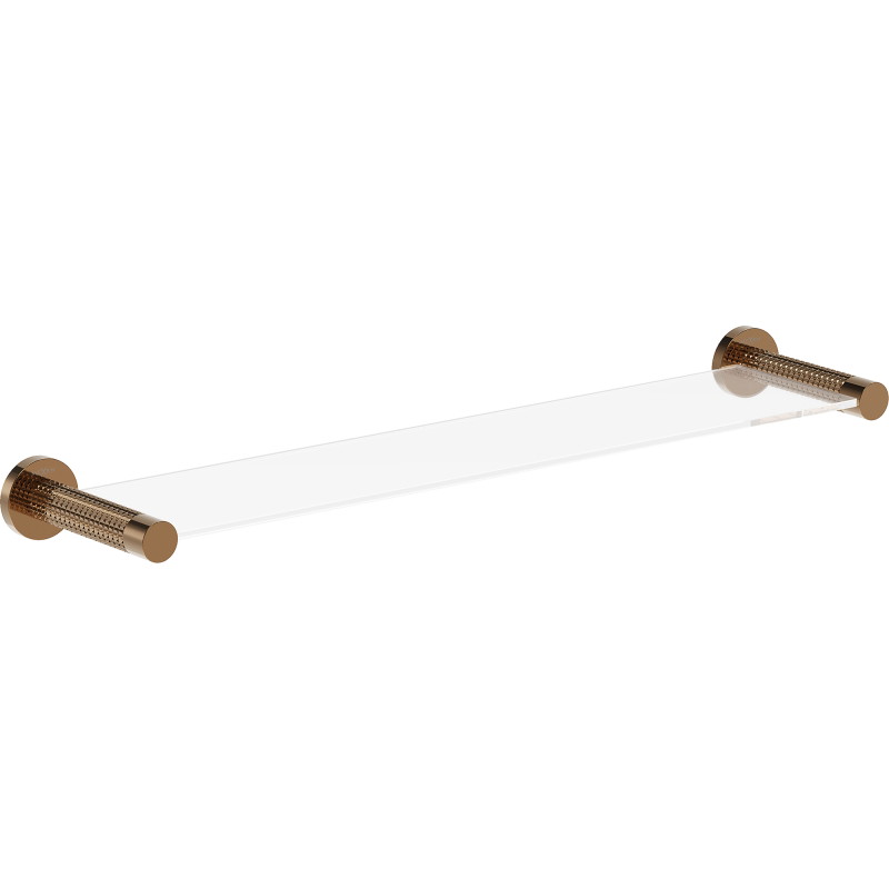 Mexen Triv hanging glass shelf, rose gold - 70A33061-60