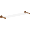 Mexen Triv hanging glass shelf, brushed copper - 70A33061-65