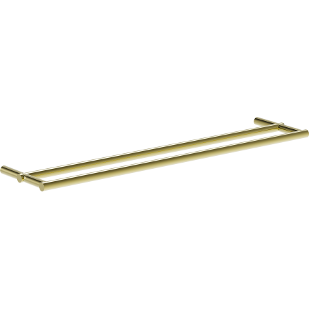 Mexen Loop double towel rack, gold - 70A71047-50