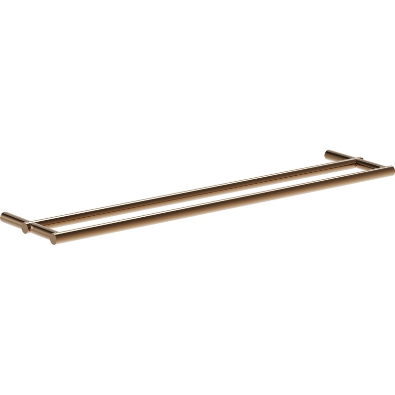 Mexen Loop double towel rack, rose gold - 70A71047-60