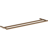 Mexen Loop double towel rack, rose gold - 70A71047-60