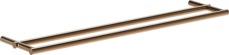 Mexen Loop double towel rack, rose gold - 70A71047-60