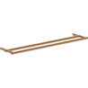 Mexen Loop double towel rack, brushed copper - 70A71047-65