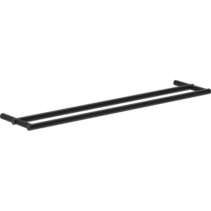 Mexen Loop double towel rack, black - 70A71047-70