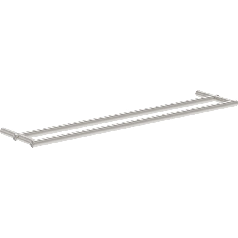 Mexen Loop double towel rack, brushed nickel - 70A71047-97