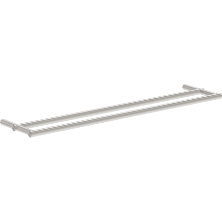 Mexen Loop double towel rack, brushed nickel - 70A71047-97