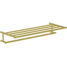 Mexen Loop towel shelf, brushed gold - 70A71081-55