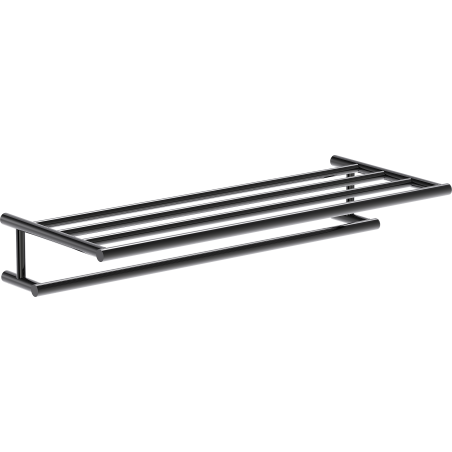 Mexen Loop towel rack, black chrome - 70A71081-73