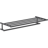 Mexen Loop towel rack, black chrome - 70A71081-73