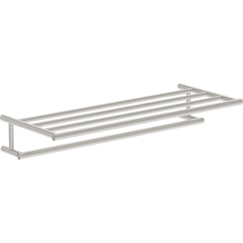 Mexen Loop towel rack, brushed nickel - 70A71081-97