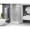 Mexen Linea sliding shower cabin 85 x 80 cm, transparent, chrome - 8E1-085-080-01-01