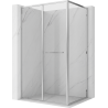 Mexen Linea sliding shower cabin 85 x 90 cm, transparent, chrome - 8E1-085-090-01-01
