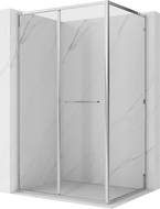 Mexen Linea sliding shower enclosure 85 x 95 cm, transparent, chrome - 8E1-085-095-01-01