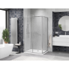 Mexen Linea sliding shower cabin 100 x 95 cm, transparent, chrome - 8E1-100-095-01-01